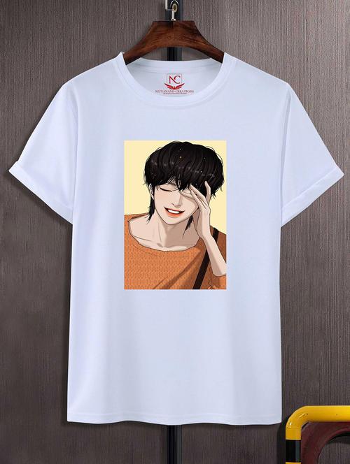 unisex graphic printed round neck tshirt - 20770429 -  Standard Image - 0