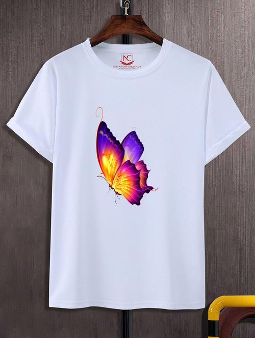 unisex graphic printed round neck tshirt - 20770435 - Standard Image - 0
