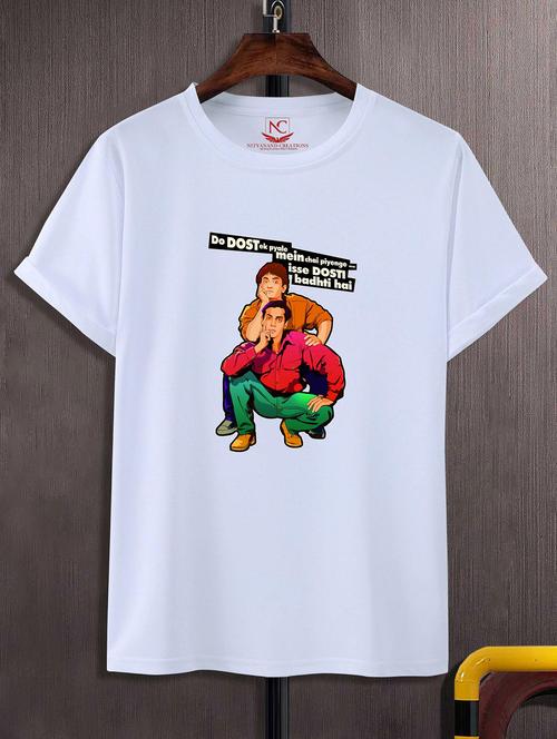 unisex graphic printed round neck tshirt - 20770454 -  Standard Image - 0