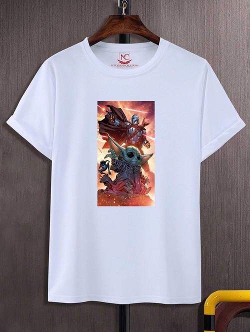 unisex graphic printed round neck tshirt - 20770460 -  Standard Image - 0