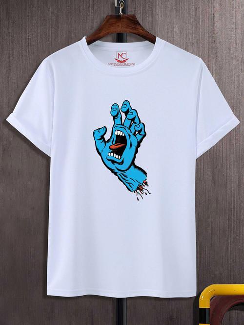 unisex graphic printed round neck tshirt - 20770466 - Standard Image - 0