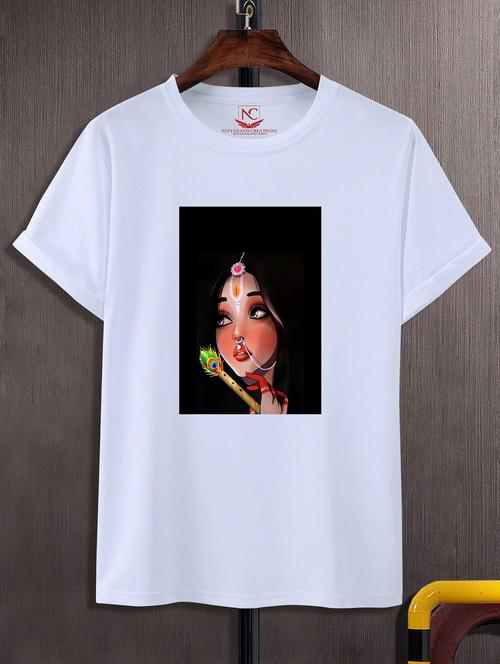 unisex graphic printed round neck tshirt - 20770498 - Standard Image - 0