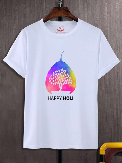 unisex graphic printed round neck tshirt - 20770510 -  Standard Image - 0