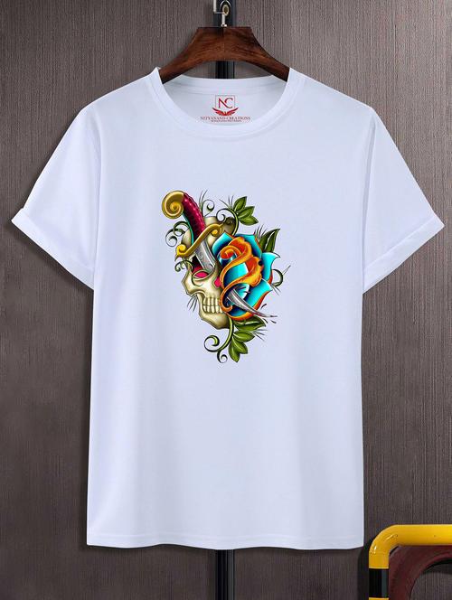 unisex graphic printed round neck tshirt - 20770536 -  Standard Image - 0