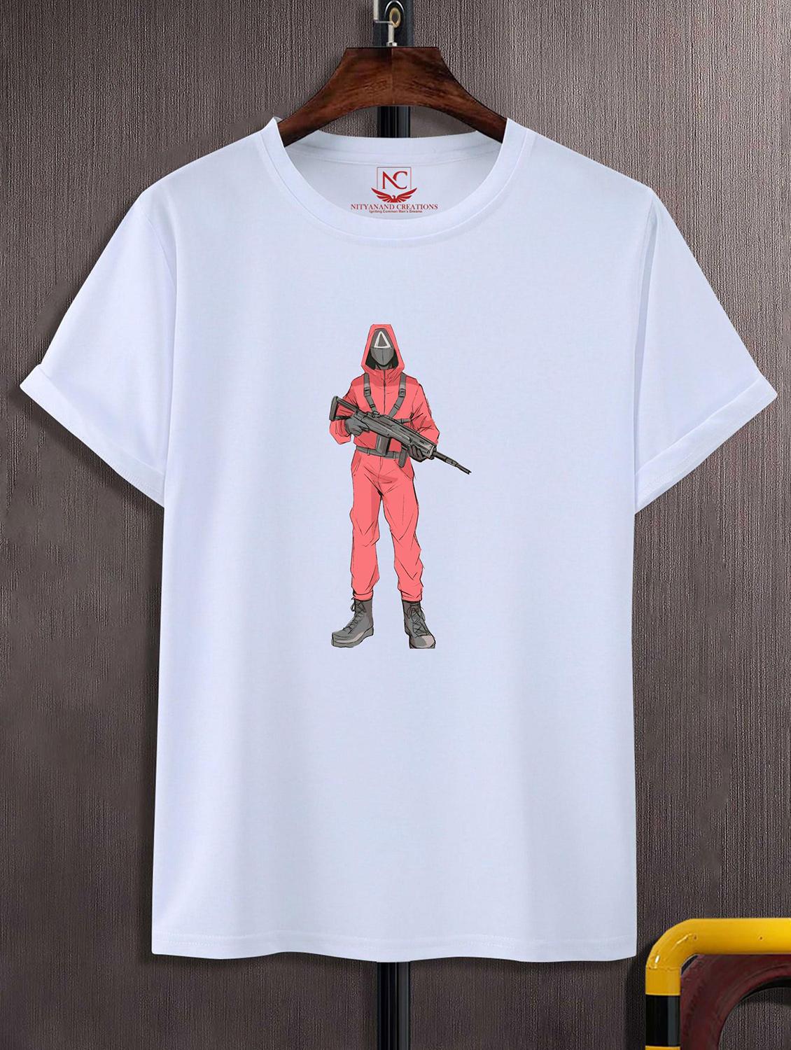 unisex graphic printed round neck tshirt - 20770551 - Zoom Image - 0