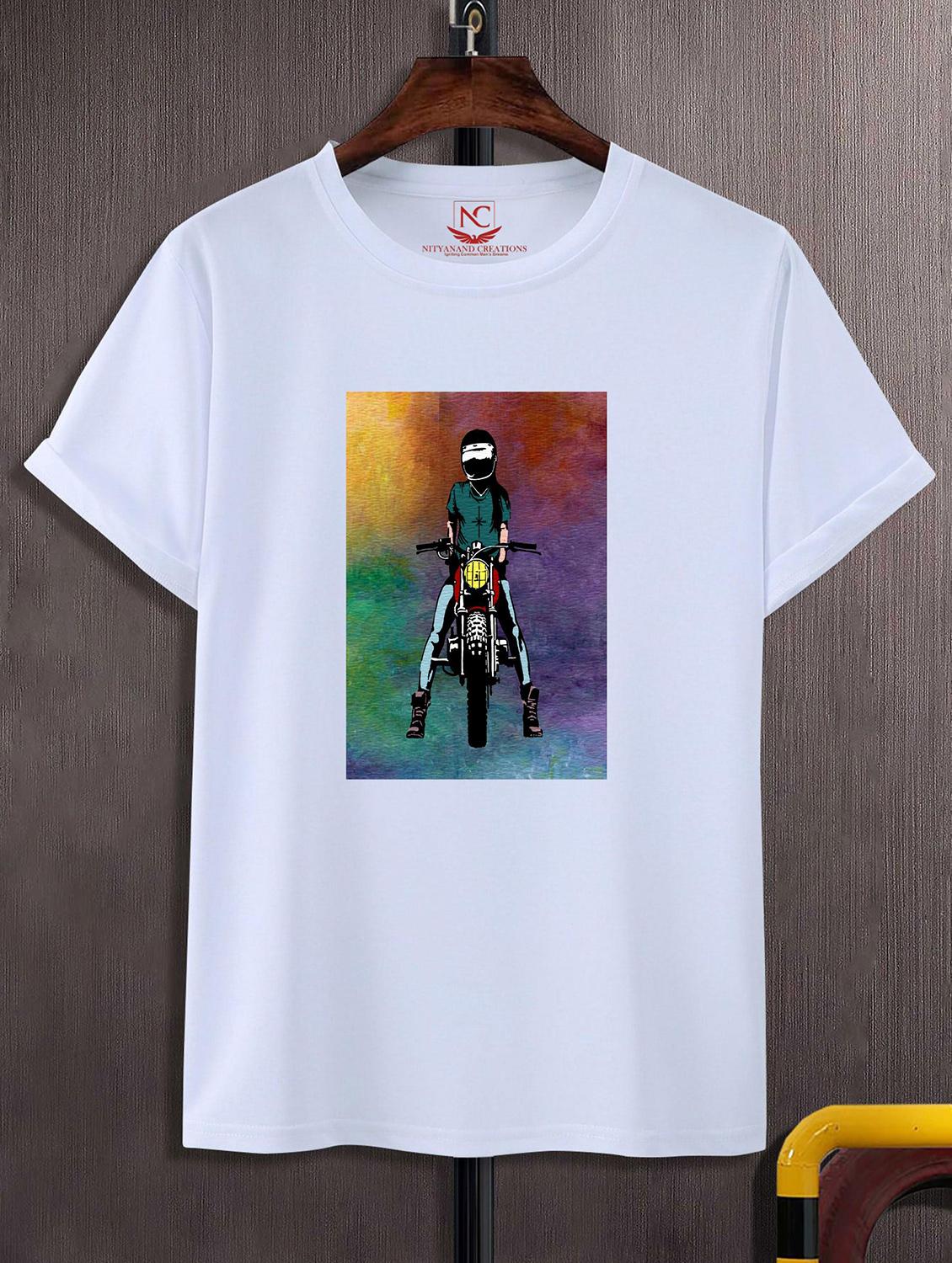 unisex graphic printed round neck tshirt - 20770555 - Zoom Image - 0