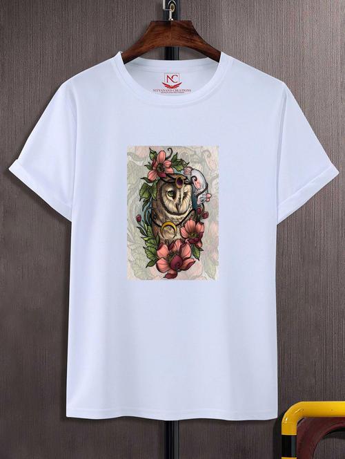 unisex graphic printed round neck tshirt - 20770611 - Standard Image - 0