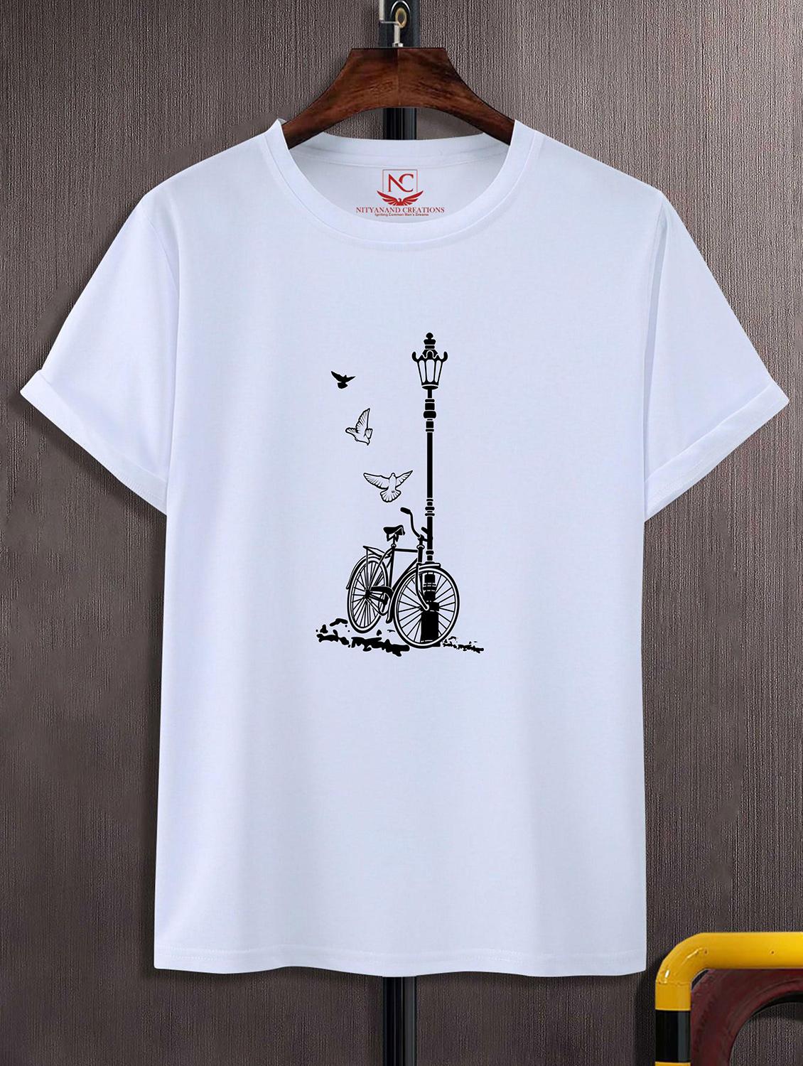 unisex graphic printed round neck tshirt - 20770629 - Zoom Image - 0