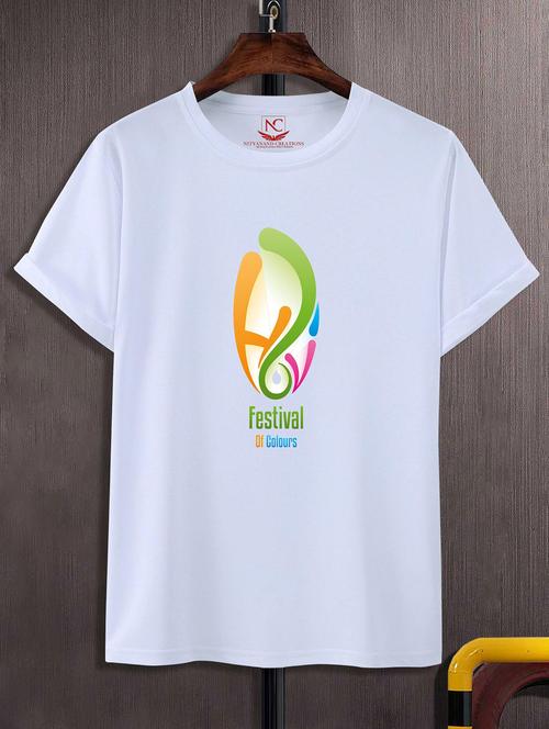 unisex graphic printed round neck tshirt - 20770639 - Standard Image - 0