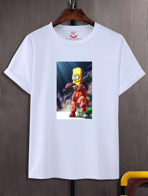 unisex graphic printed round neck tshirt - 20770721 - Standard Image - 0