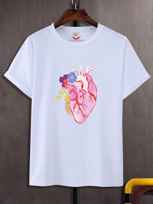 unisex graphic printed round neck tshirt - 20770726 - Standard Image - 0