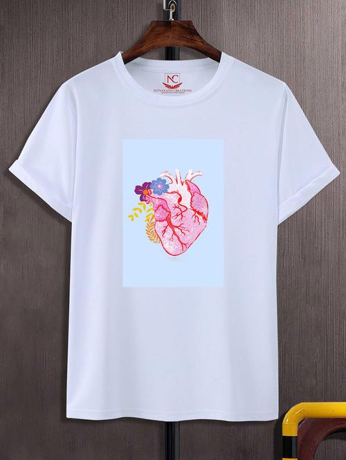 unisex graphic printed round neck tshirt - 20770727 - Standard Image - 0