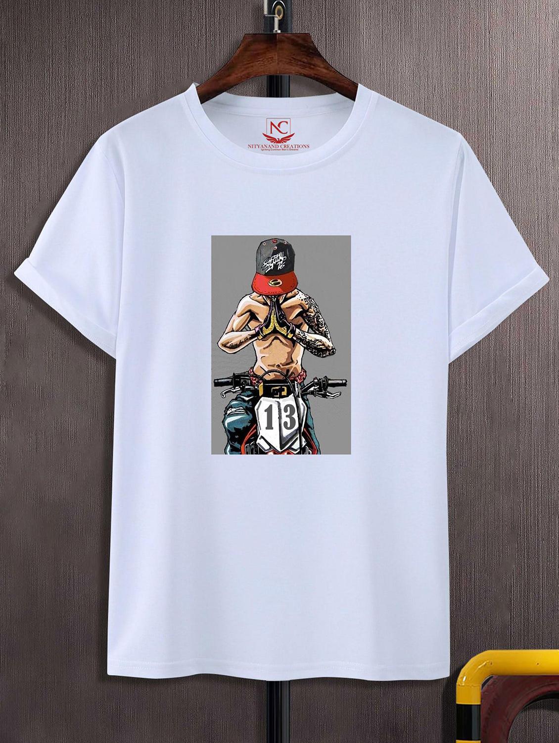 unisex graphic printed round neck tshirt - 20770737 - Zoom Image - 0