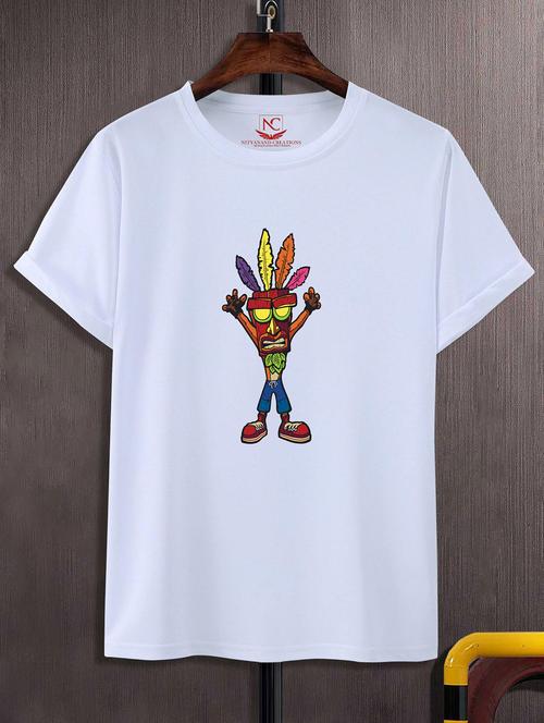 unisex graphic printed round neck tshirt - 20770742 - Standard Image - 0