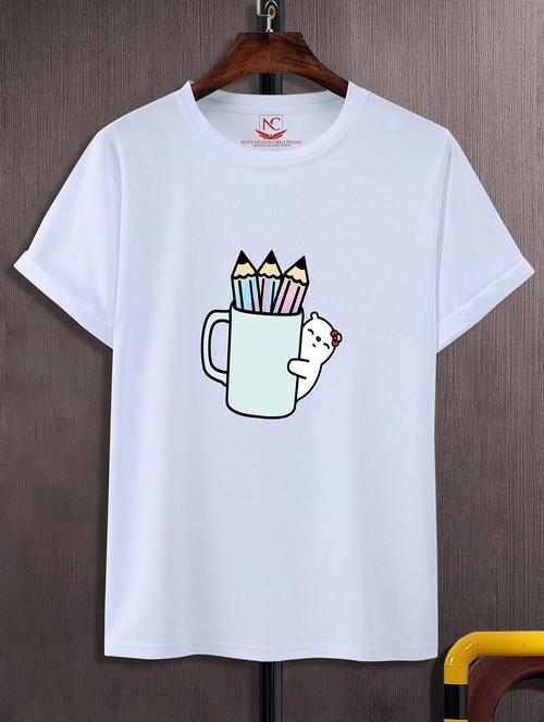 unisex graphic printed round neck tshirt - 20770779 -  Standard Image - 0