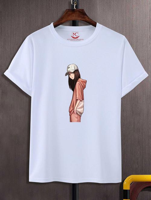 unisex graphic printed round neck tshirt - 20770805 -  Standard Image - 0
