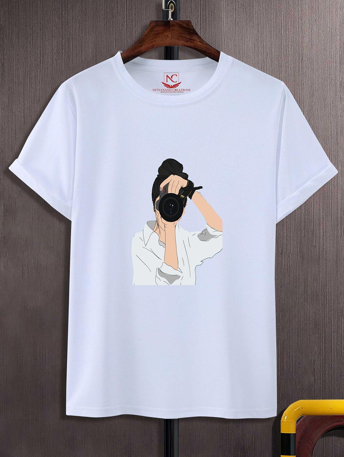 unisex graphic printed round neck tshirt - 20770876 - Zoom Image - 0