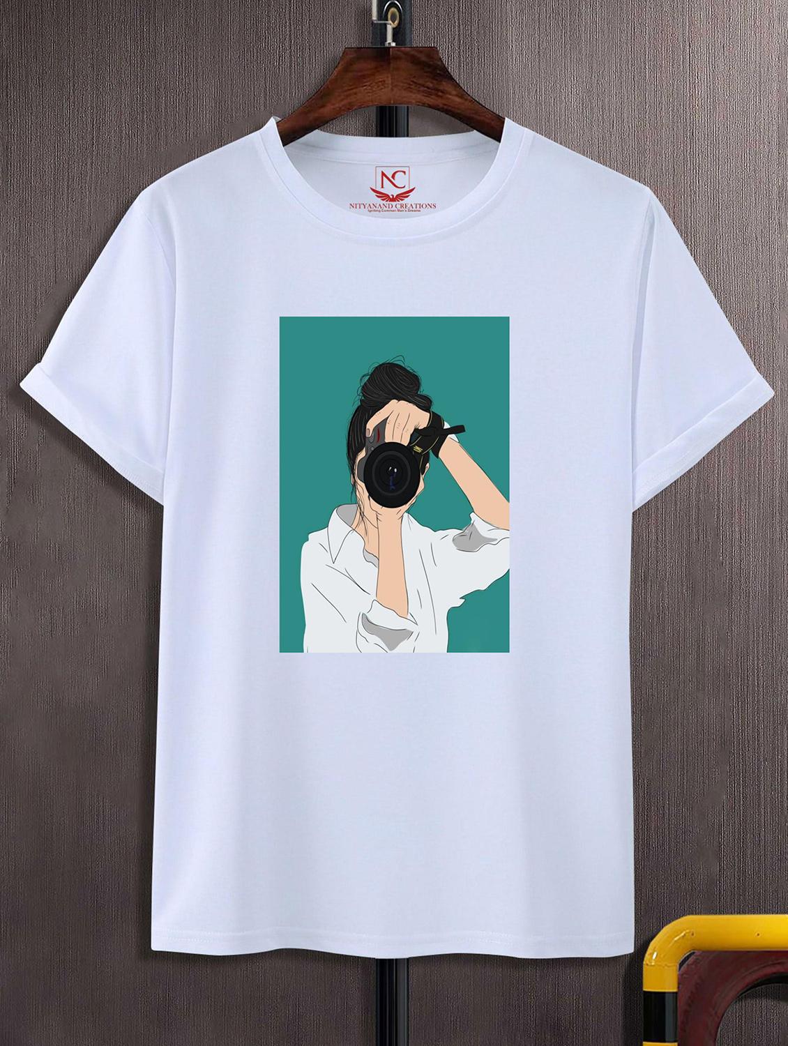 unisex graphic printed round neck tshirt - 20770877 -  Zoom Image - 0