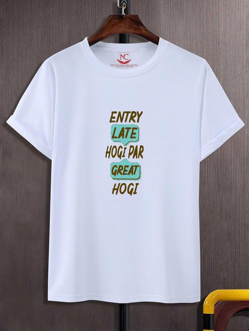 unisex graphic printed round neck tshirt - 20770915 - Standard Image - 0