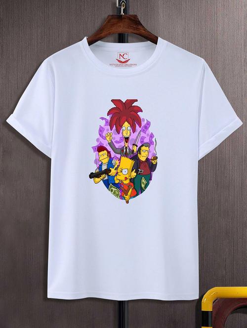 unisex graphic printed round neck tshirt - 20770923 -  Standard Image - 0