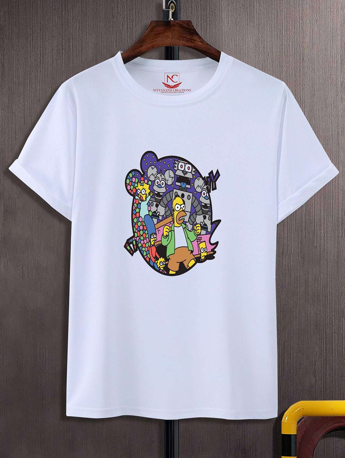 unisex graphic printed round neck tshirt - 20770924 - Zoom Image - 0
