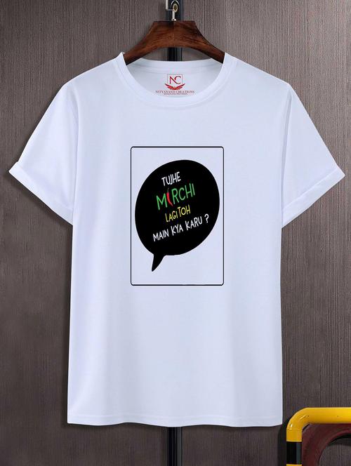 unisex graphic printed round neck tshirt - 20771012 - Standard Image - 0