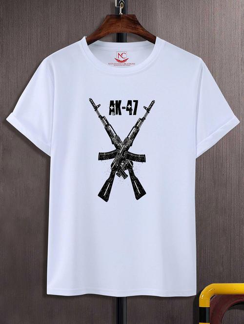 unisex graphic printed round neck tshirt - 20771039 - Standard Image - 0