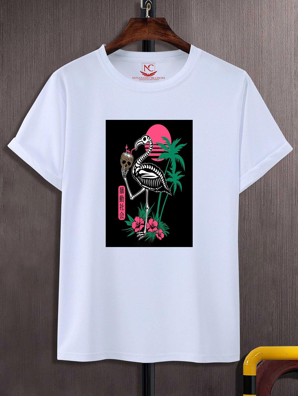 unisex graphic printed round neck tshirt - 20771054 - Zoom Image - 0