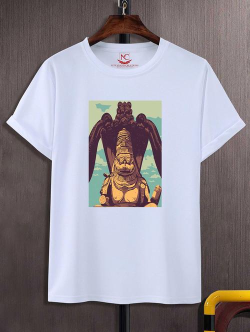 unisex graphic printed round neck tshirt - 20771069 - Standard Image - 0