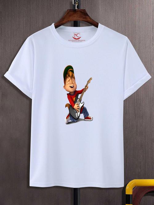 unisex graphic printed round neck tshirt - 20771086 -  Standard Image - 0