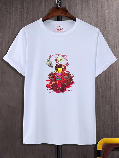 unisex graphic printed round neck tshirt - 20771090 -  Standard Image - 0