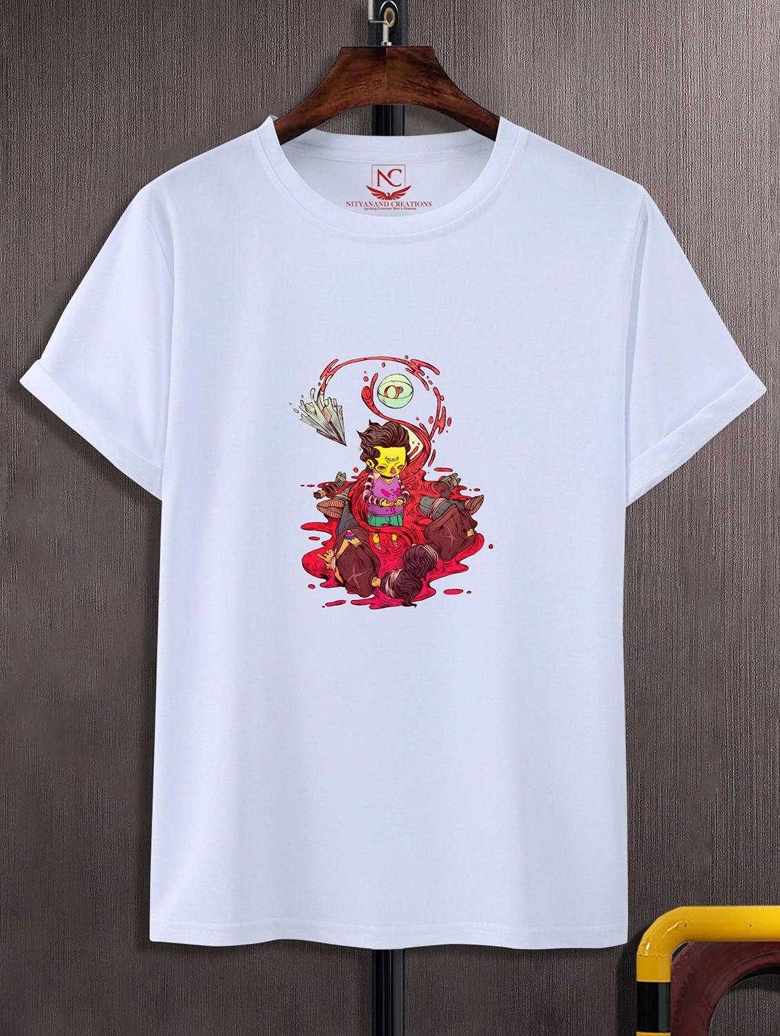 unisex graphic printed round neck tshirt - 20771090 -  Zoom Image - 0