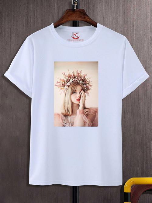 unisex graphic printed round neck tshirt - 20771100 -  Standard Image - 0