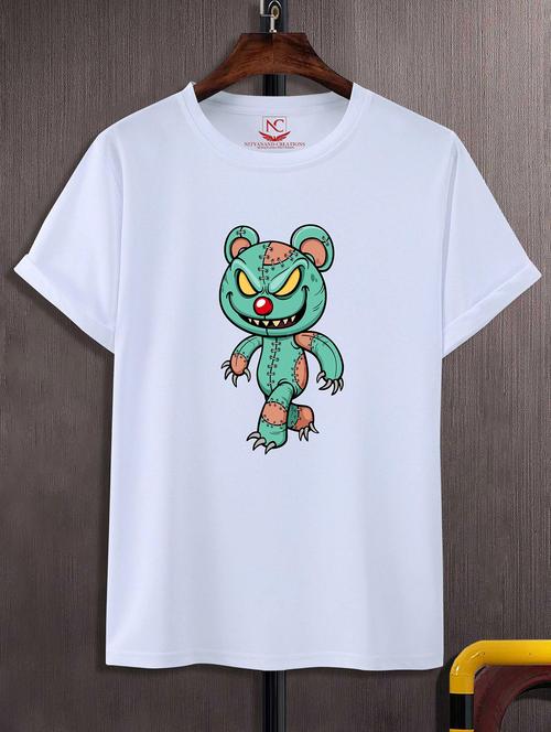 unisex graphic printed round neck tshirt - 20771103 -  Standard Image - 0