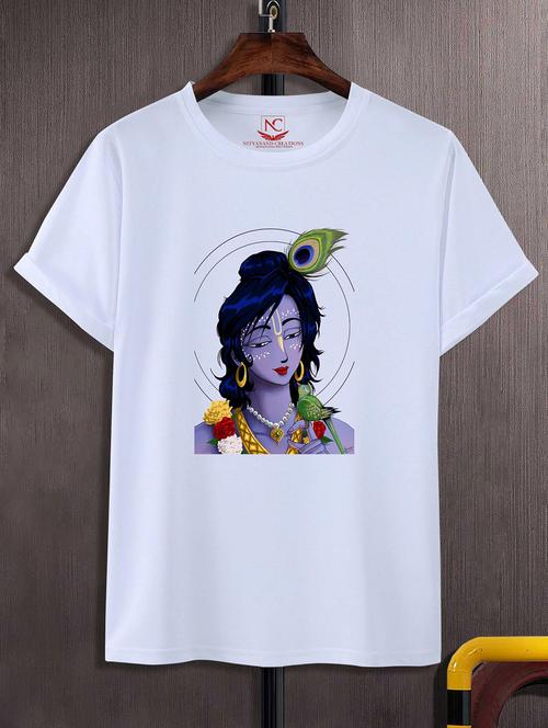unisex graphic printed round neck tshirt - 20771110 -  Standard Image - 0