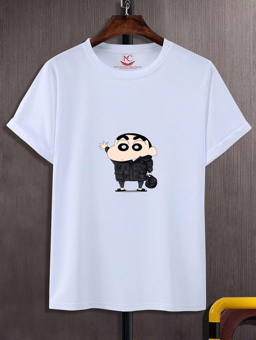 unisex graphic printed round neck tshirt - 20771131 -  Standard Image - 0