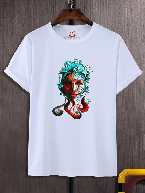 unisex graphic printed round neck tshirt - 20771173 -  Standard Image - 0