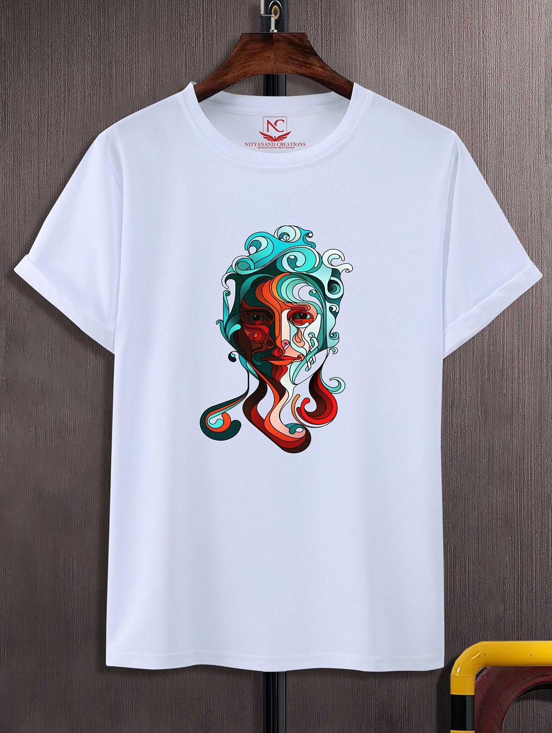 unisex graphic printed round neck tshirt - 20771173 -  Zoom Image - 0