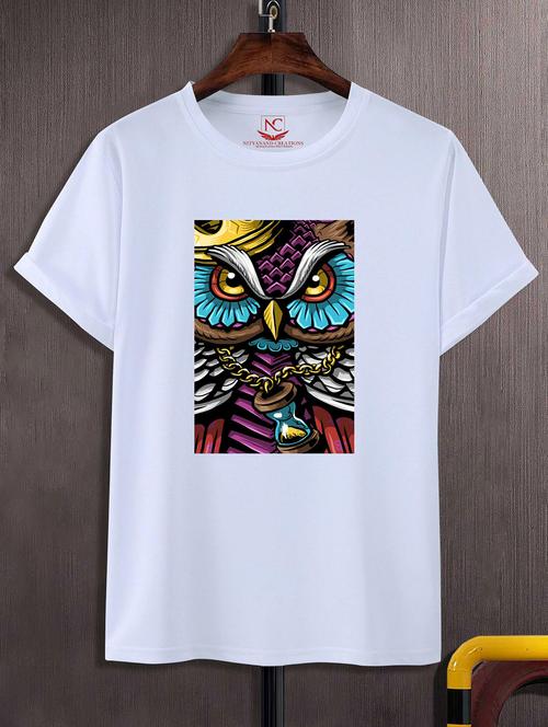 unisex graphic printed round neck tshirt - 20771182 -  Standard Image - 0