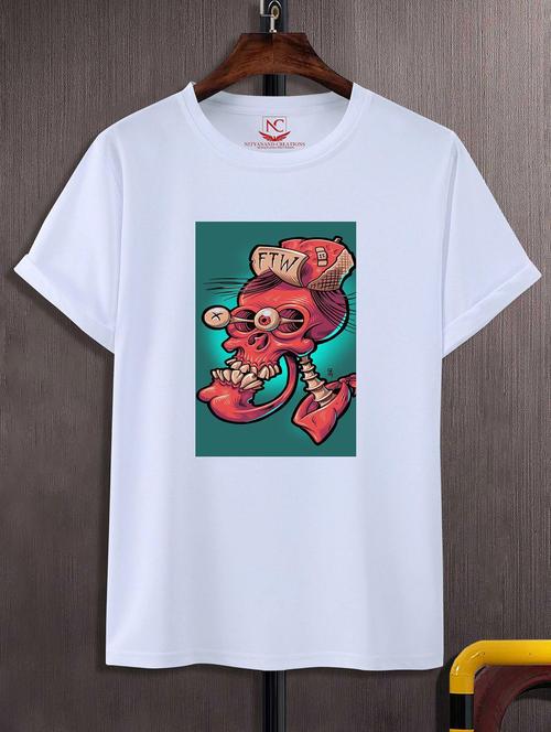 unisex graphic printed round neck tshirt - 20771191 -  Standard Image - 0