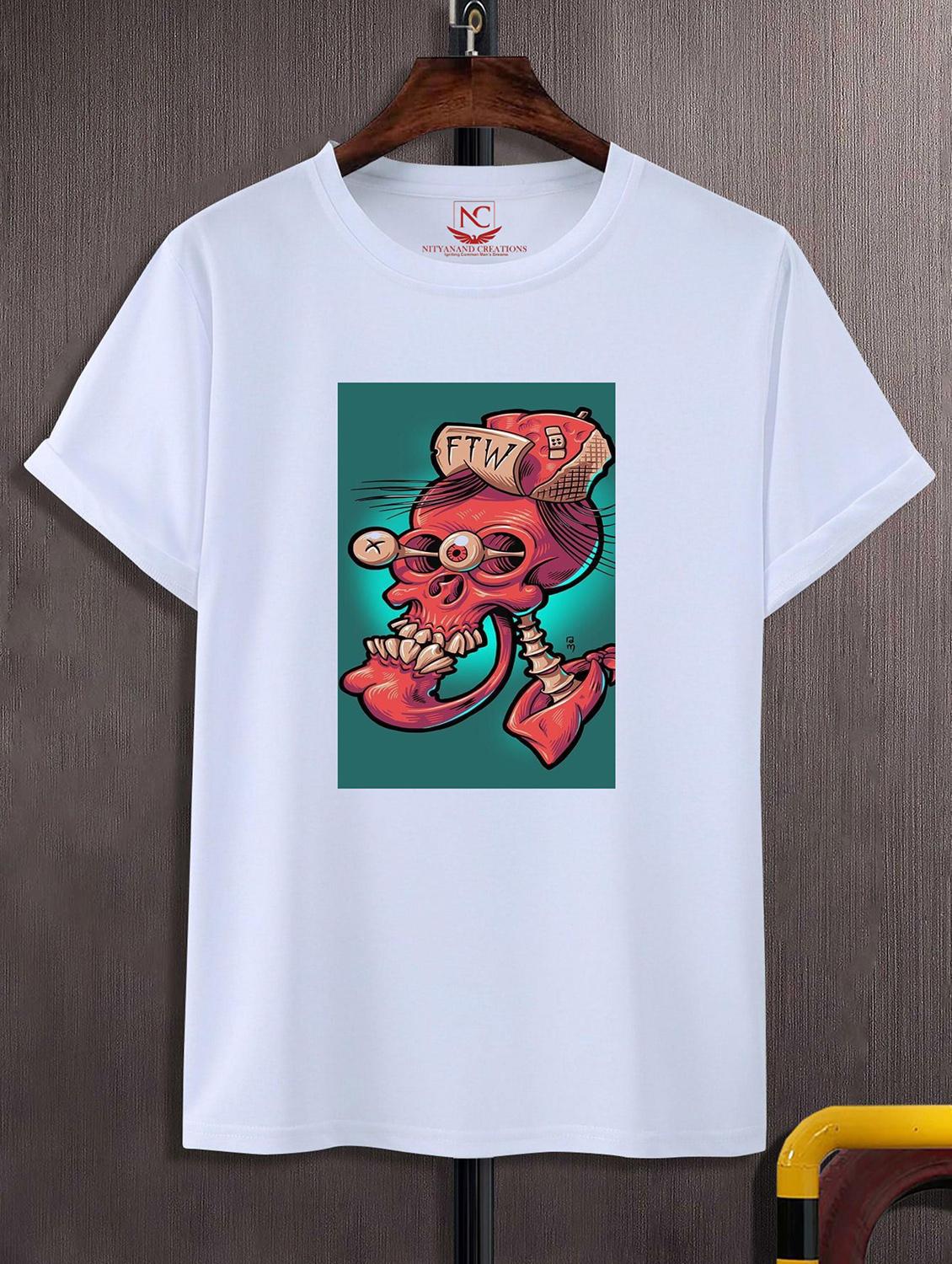 unisex graphic printed round neck tshirt - 20771191 -  Zoom Image - 0