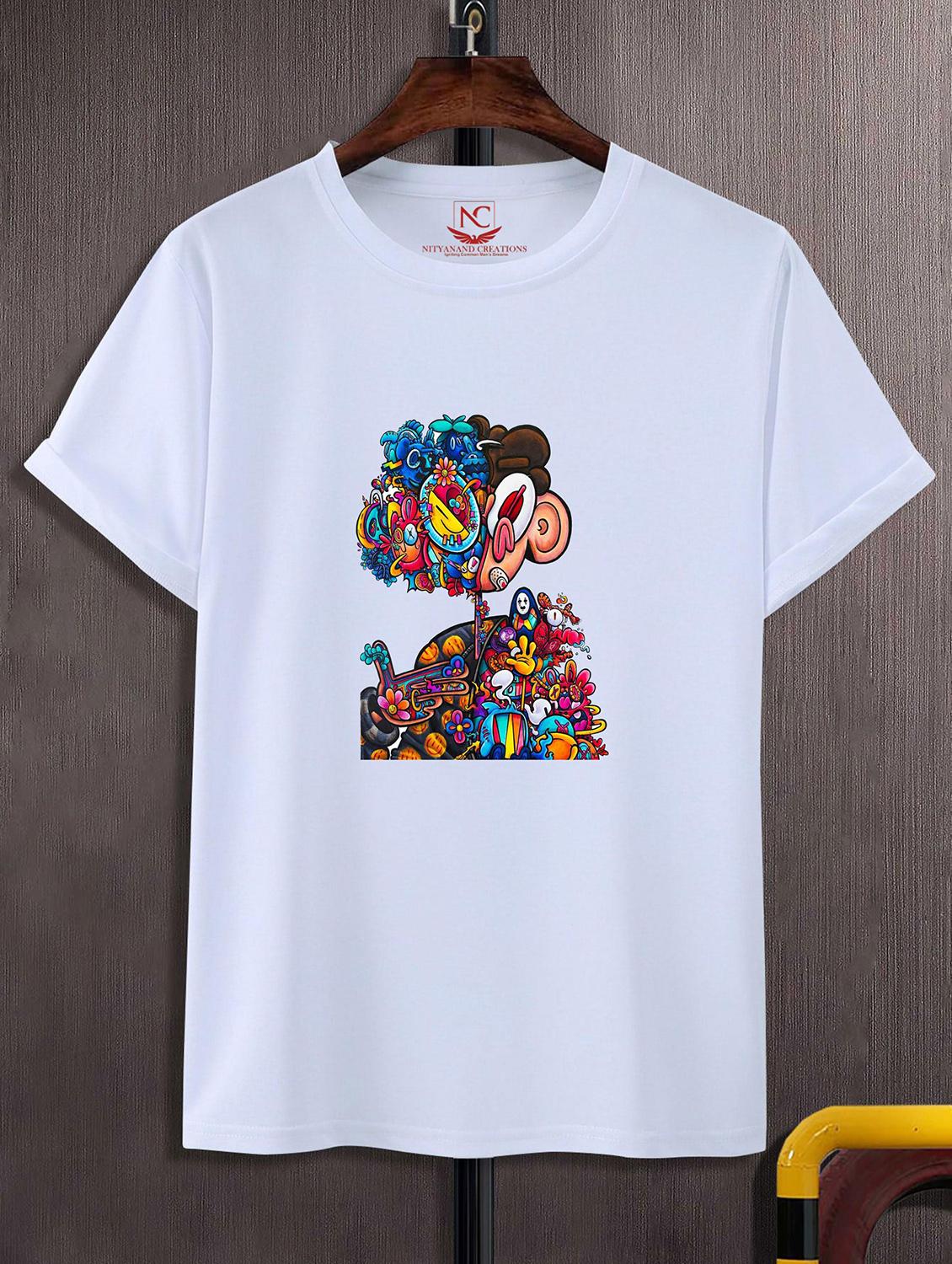 unisex graphic printed round neck tshirt - 20771286 - Zoom Image - 0