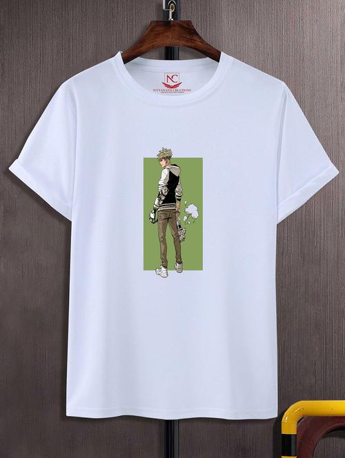 unisex graphic printed round neck tshirt - 20771301 -  Standard Image - 0