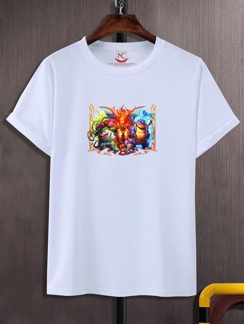 unisex graphic printed round neck tshirt - 20771400 - Standard Image - 0