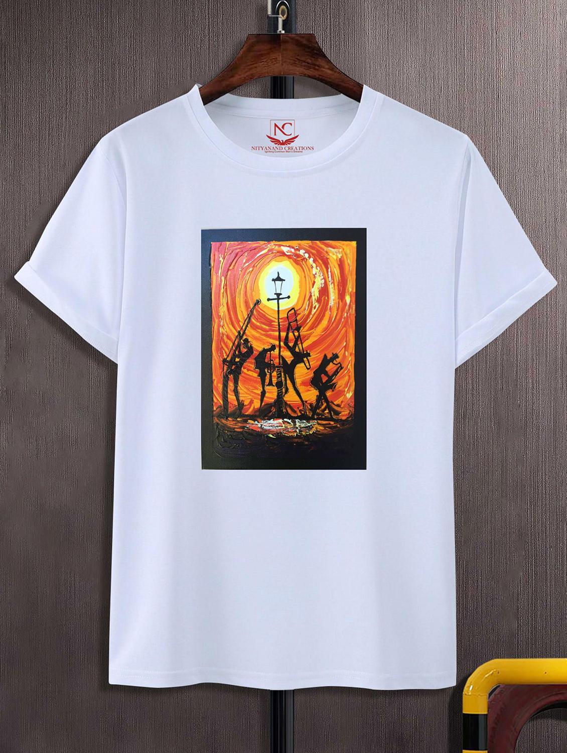 unisex graphic printed round neck tshirt - 20772465 - Zoom Image - 0