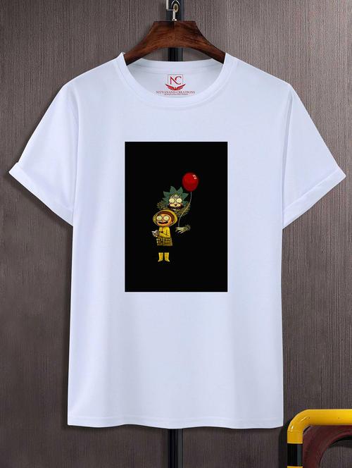 unisex graphic printed round neck tshirt - 20772466 - Standard Image - 0