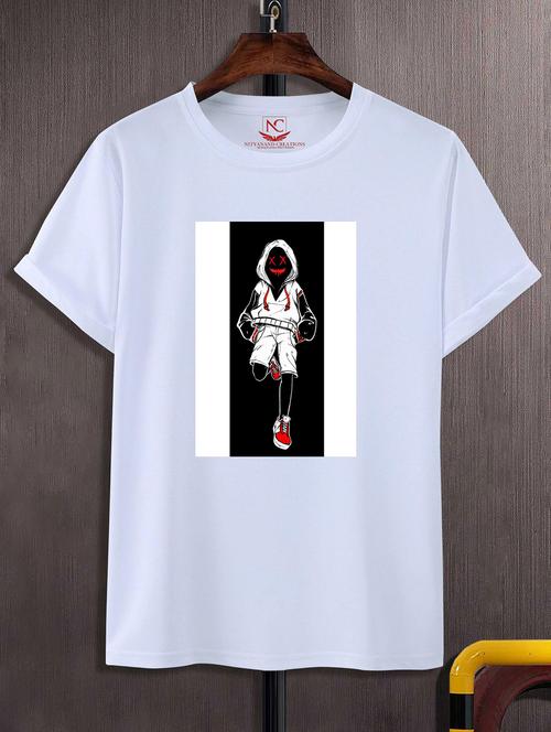 unisex graphic printed round neck tshirt - 20772531 - Standard Image - 0
