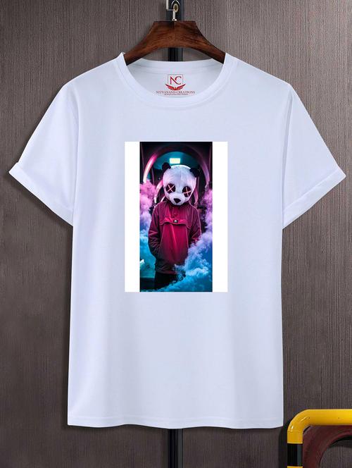 unisex graphic printed round neck tshirt - 20772536 - Standard Image - 0