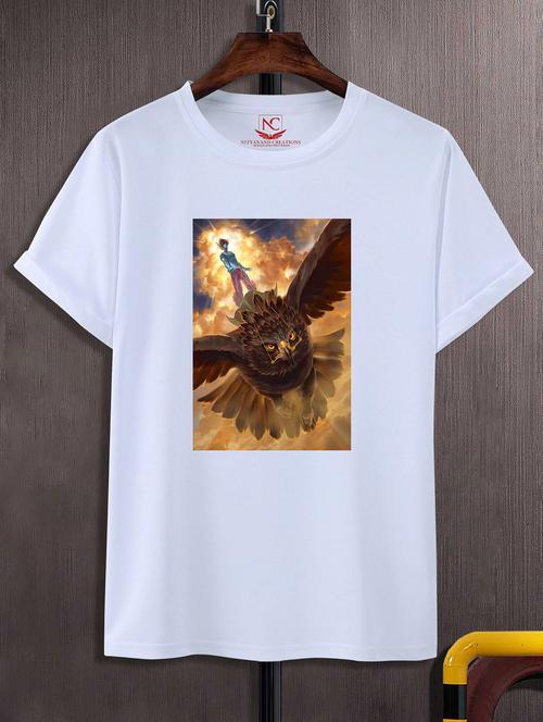 unisex graphic printed round neck tshirt - 20772540 - Standard Image - 0