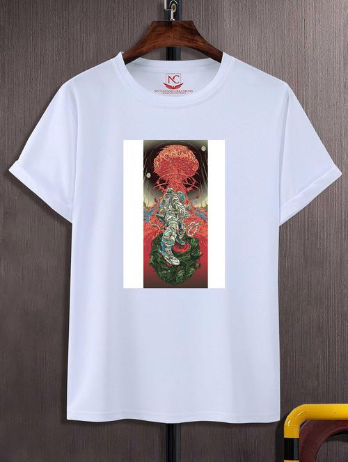 unisex graphic printed round neck tshirt - 20772543 - Standard Image - 0